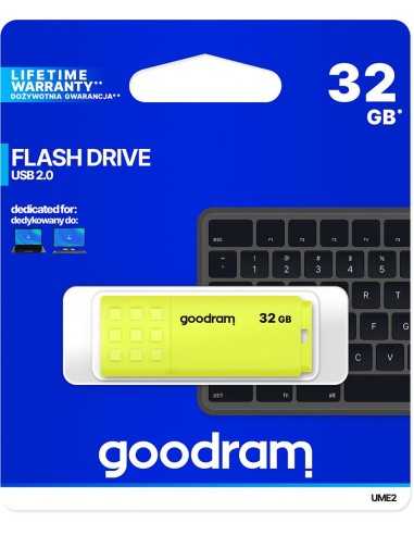 Pendrive GoodRAM 32GB UME2 yellow USB 2.0 - retail blister