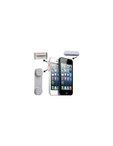 3 in 1 Pulsanti Power Mute Volume per iPhone 5 Bianco