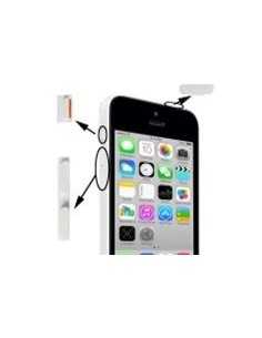 Set Pulsanti Power Mute Volume per iPhone 5C Bianco