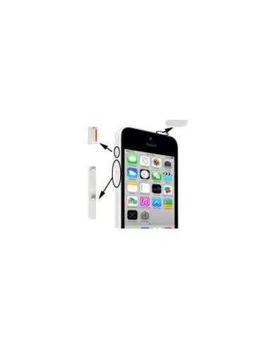 Set Pulsanti Power Mute Volume per iPhone 5C Bianco