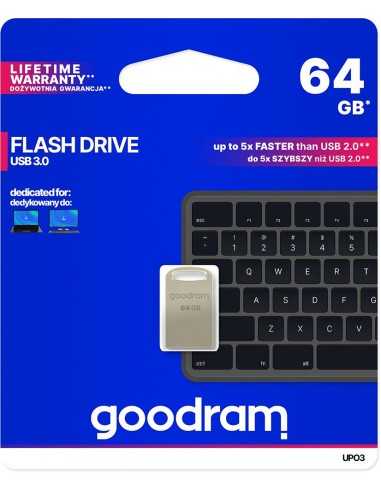 Pendrive metal GOODRAM POINT UPO3 64GB USB 3.0 - blister