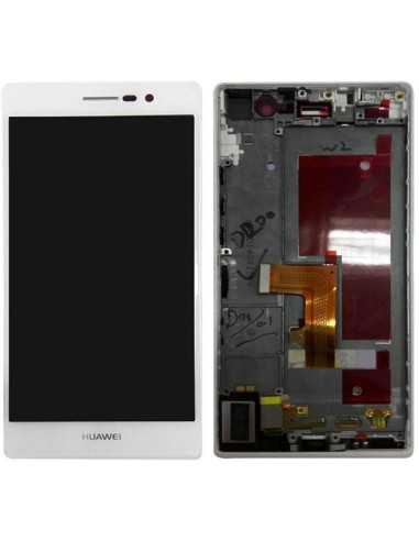 Huawei P7 / P7-L10 lcd Assemblato Con Frame Bianco