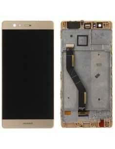 Lcd + Touch con Frame per Huawei P9 PLUS Gold