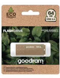 Pendrive GoodRAM 64GB UME3 GREEN USB 3.0 - retail blister