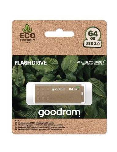 Pendrive GoodRAM 64GB UME3 GREEN USB 3.0 - retail blister