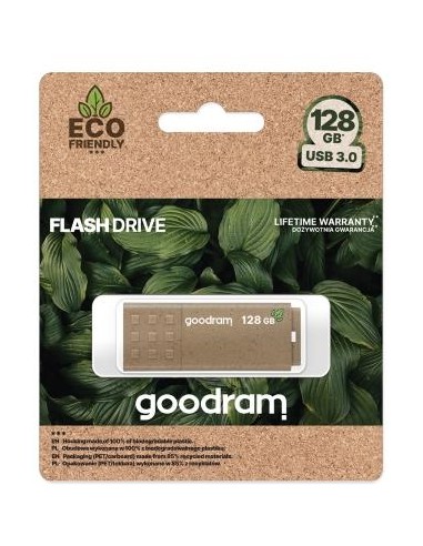 Pendrive GoodRAM 128GB UME3 GREEN USB 3.0 - retail blister