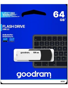 Pendrive GOODRAM Black-White 64GB USB 2.0 - retail blister