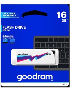 Pendrive GoodRAM 16GB UCL2 WHITE USB 2.0 - retail blister