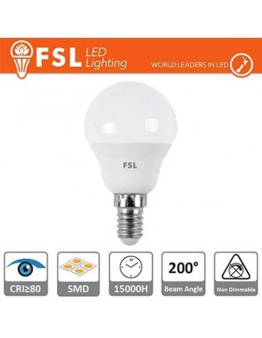 Lampada Sfera - 7,5W 4000K E14