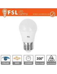 Lampada Sfera - 7,5W 3000K E27