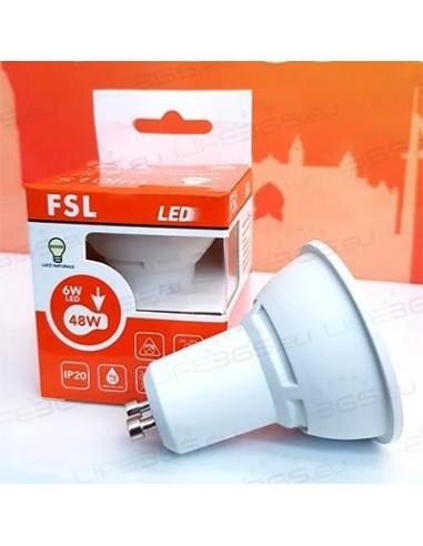 GU10 Lampadina LED - 6,5W 2700K 510LM 38° CRI80 Dimmerabile