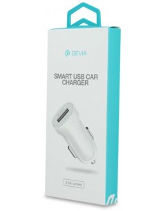 Caricabatteria da Auto 2.1A 1 Uscita USB Bianco