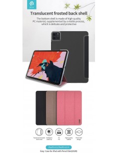 Cover in TPU con supporto pencil iPad 12.9 Pro 2020 Nera