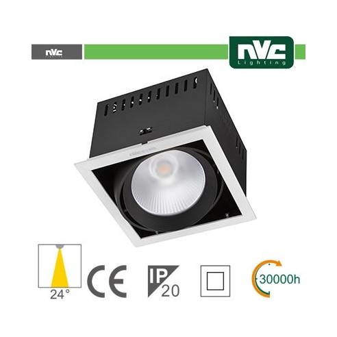 Incasso Multi lampada - 24w(1x24w) 3000k 2100lm24° CRI90